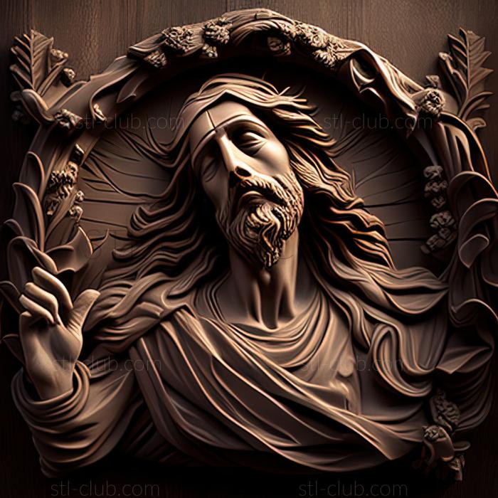 3D model st jesus (STL)